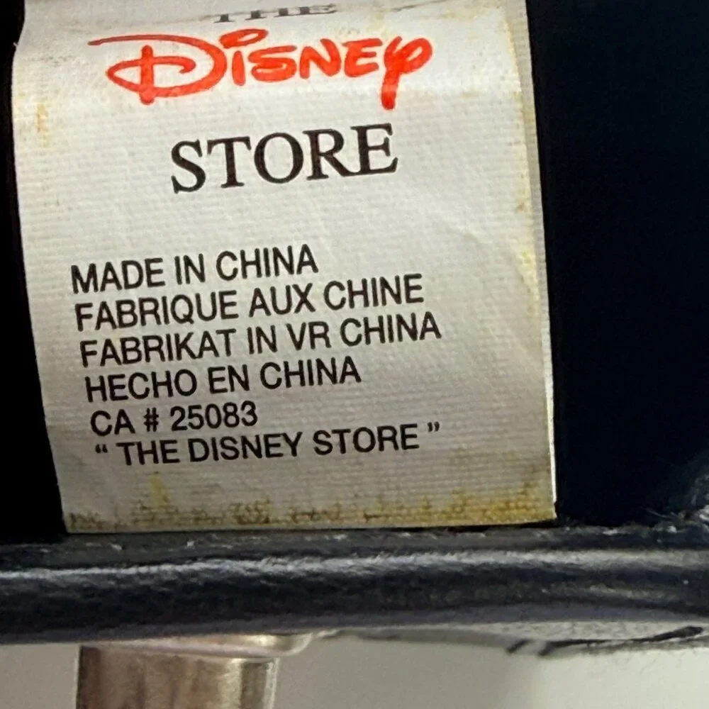 The Disney Store Y2K Mickey Mouse Black Leather 1928 3 Piece Set